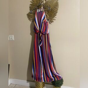 DO+BE Vibrant Striped Maxi Dress